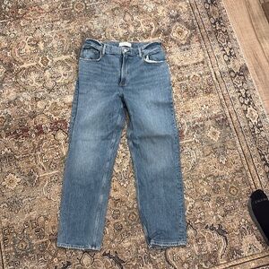 90s straight ultra high rise Abercrombie jeans size 12 Short